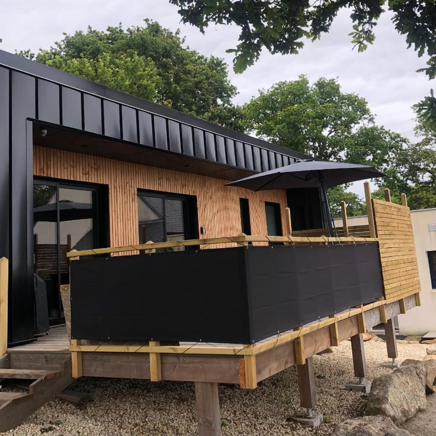 Maison Chaleureuse Et Cosy En Bois De 2021 Pres De Quimper Ergue-Gaberic Exterior foto
